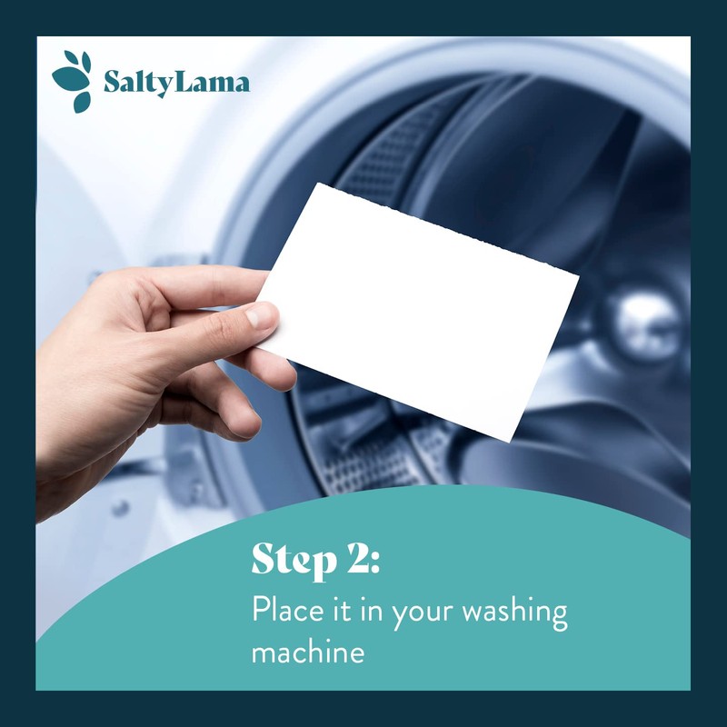 SaltyLama Laundry Detergent Sheets - Easy to Use - Fast
