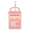 Fingerprint Password Cash Piggy Bank for Kids Auto Scroll Paper