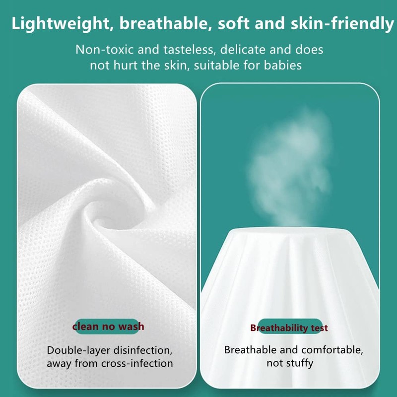 Twin XL Disposable Bed Sheets with Quilt Cover and Pillowcase,