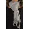 Tumia LAC Alpaca Scarf - Light Grey