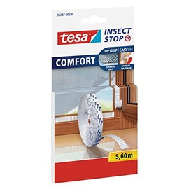 tesa Velcro Replacement Roll, White, 5.6 m
