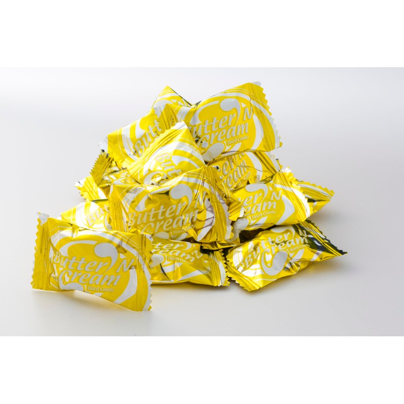 Butter Toffee, 1 Pound Bulk Candy (Approx. 75 pcs.), Butter
