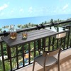 GDLF Upgraded Balcony Table Outdoor Patio Bar Table with Durable