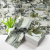Vamos Tile 100-Piece Glossy Ice Green Peel and Stick Backsplash