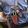 Everkeen Secateurs Leather Holster Leather Case for Secateurs PU Leather