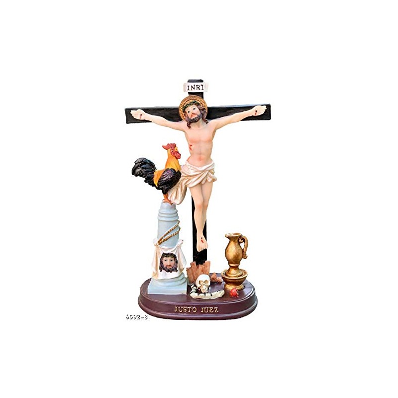 Justo Juez - Jesus Christ Religious Cross Just Judge Figure