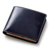 [New model] [British Green] Bridle Leather Bifold Wallet - -
