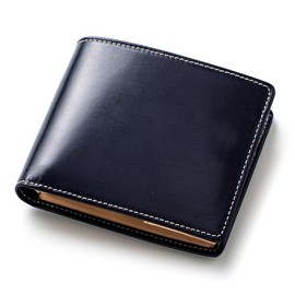 [New model] [British Green] Bridle Leather Bifold Wallet - -