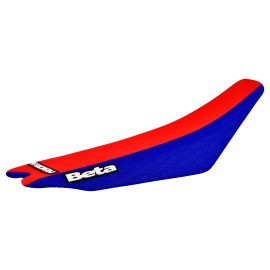 BETA 2013-2019 BETA 125 250 300 450  Seat Cover Gripper BLUE / RED   #165 LOGO