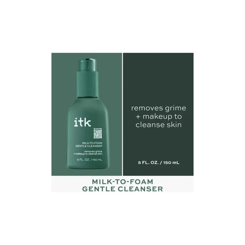 Itk Skincare Limpiador Suave 2 En 1 De Leche A