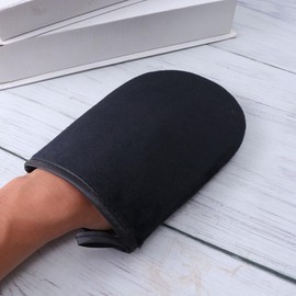 SEWACC 2 Piezas Guantes Aplicadores de Autobronceador Negro Esponja para Aplicación Uniforme y Cómoda, Ideales para Bronceado Corporal sin Sol