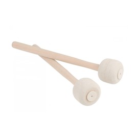 A-Chicot Bass Drum Mallet Wood Handle Felt Set of 2 Large Drums Percussion Drum Mallet