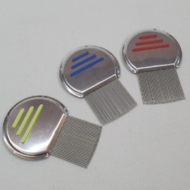 Stainless Steel Head Lice and Nit Brush for Pets and All Ages Lice Comb 3ea