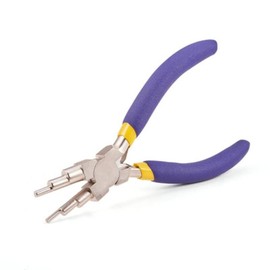 YWHWLX Wire Loop Pliers, 6 Tier Ring Type, Round Pliers, Anti-Slip Handle, Accessory Making, Wire Bending, DIY Craft Tools