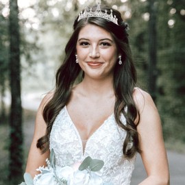 Canitor Silver Tiaras crowns for Women Bridal Royal Queen Headband Princess Quinceanera Head Pieces for Wedding Birthday Prom Pageant Party Hair Accessories