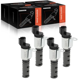A-Premium 4-PC Intake & Exhaust Engine Variable Valve Timing (VVT) Solenoid Compatible with Toyota Tundra, Sequoia, Land Cruiser & Lexus IS F, GX460, GS F, GS450h, GS460, LS460, LS600h, RC F, LX570