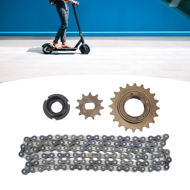 Electric Bike Sprocket Set Gold 11 Teeth Sprocket 114 Links