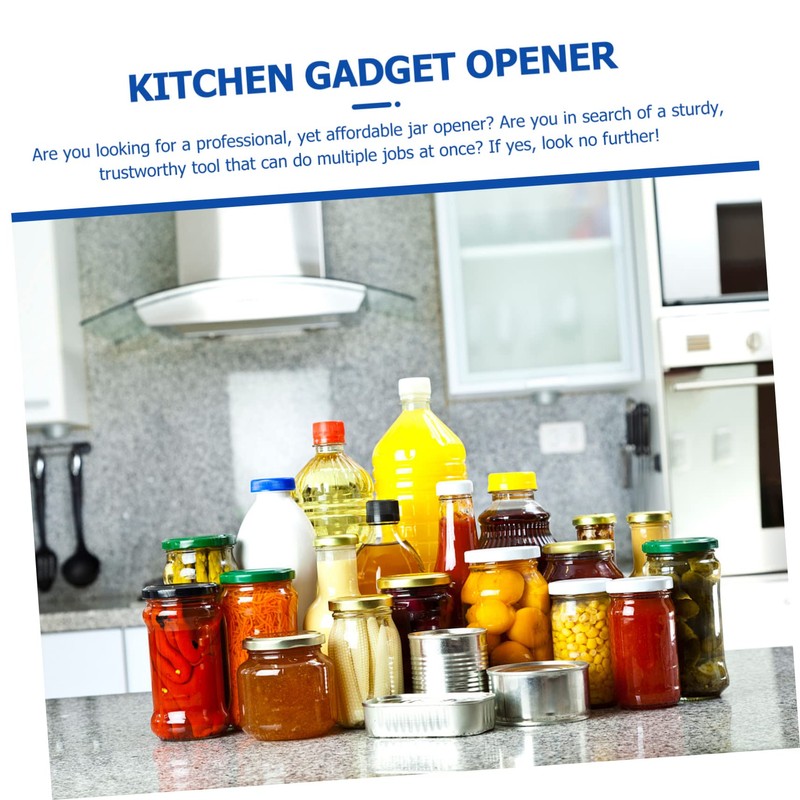 LIFKOME Multifunctional Lid Opener with Ergonomic Handle Labor Saving Jar