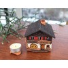 Midene Ceramic Aroma Light House, Handmade, Artistic Miniature, Old Bakery