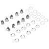 10Pcs XLR Male Socket 4 Pin Metal Panel Mount Male