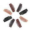 YTBYT 6 Pcs Stickable Wig Clips U-Shape Snap Clip 28mm
