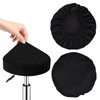 Marjoramy 2 Pcs Round Bar Stool Seat Covers, Stool Cushions,