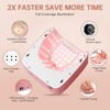 CHRISTINE SHELLY 96W UV LED Nail Lamp Cordless Nail Dryer