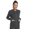 JEYONG Women's Zip Front Warm-Up Jacket (Pewter Color, Medium, m)