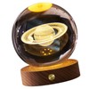 3D Crystal Ball Night Light Rechargeable Battery Soft Light Multifunction