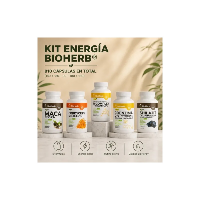 Kit Energía Bioherb Vitalidad Enfoque Rendimiento