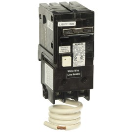 Siemens QF240A Ground Fault Circuit Interrupter, 40 Amp, 2 Pole, 120/240 Volt, 10,000 AIC, Black