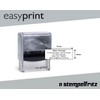 Stamp - easyprint 2, Grey - Customisable Name Stamp, Address