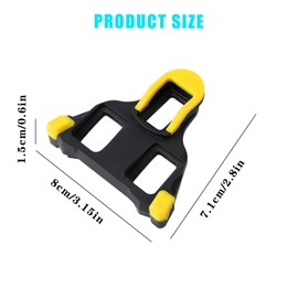 2 Stück Fahrrad SPD Cleats,Fahrrad Pedal Stollen,Fahrradschuhe Cleats Kompatibel,Rennrad Pedalplatten,Cycling Cleat Kompatibel mit SPD