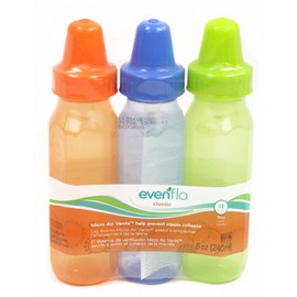 Evenflo 3 Count Classic Light Tint Nurser, 8 Ounce