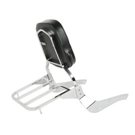 XFMT Sissy Bar Backrest w/Luggage Rack Compatible with Suzuki Intruder/Volusia VL800 2001-2012