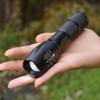 LED Torch Tactical Torch Pocket Flashlight, Zoomable Water Resistant 5
