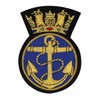 Royal Navy Embroidered Blazer badge