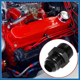 A ABSOPRO Car Flare Reducer Adaptor AN8 Male to 1/2 Inch NPT Male Item Replacement Pack of 2