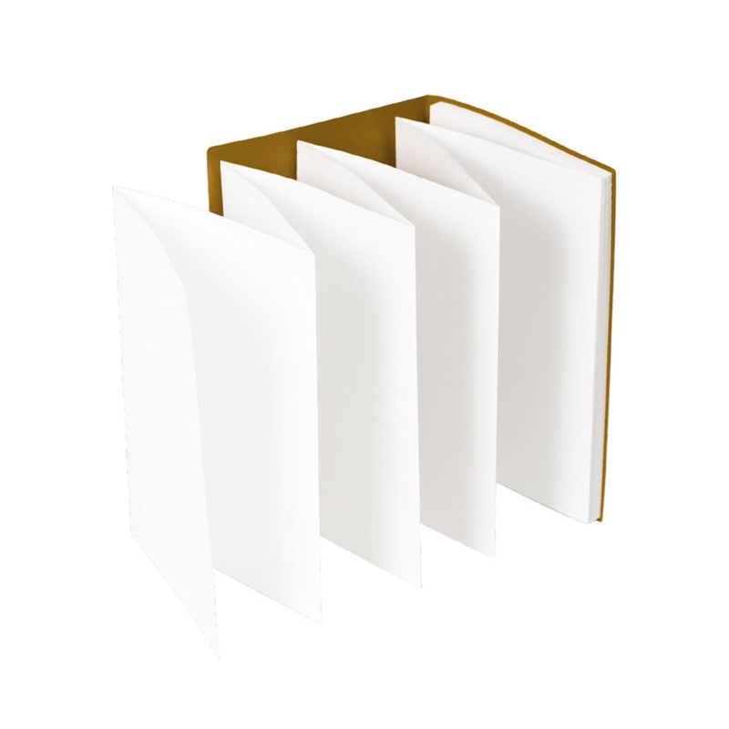 Japanese Premium Accordion Notebook - Scrapbook - Perforated - A4