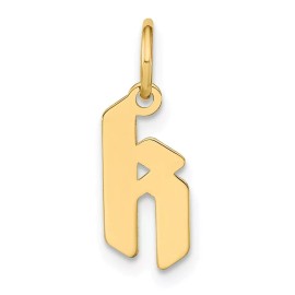Unbranded 14K Yellow Gold Lowercase Letter K Initial Charm XNA1383Y/K