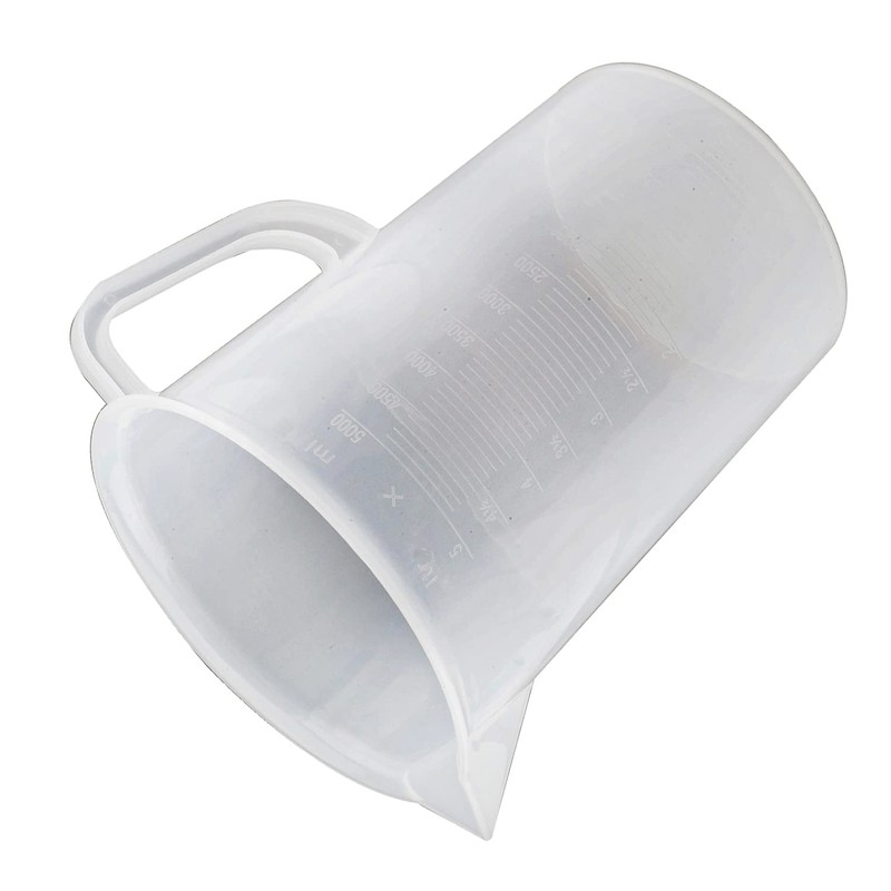 Othmro 5000ml Plastic Measuring Cup, 1pc Large 5L Measuring Jug