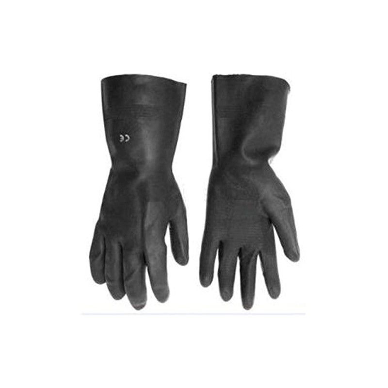 Heavy Duty Optima Tough Extra Large Rubber Gloves Industrial Flock