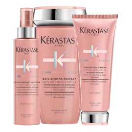 Kit Shampoo Y Acondicionador Kerastase Chroma Absolu 3 Pzas                                                                                           