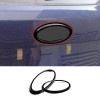 car-attention Car Front Rear Logo Emblem Badge Ring Decoration Fit