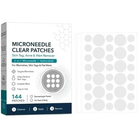 Blemish Cover Patch for Targeted Spot Care Routines, Hydrocolloid-Style Skincare Patch - B76Z