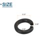 sourcing map M8 Split Lock Washer, 100Pcs Carbon Steel Spring