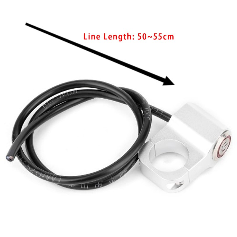 Yuecoom Motorcycle Handlebar Switch, 3-Wire Switch with Indicator Switch for