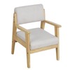 AFBKSS&BB Kids Sofa Chair，Wood-Frame Children Couch Chair, Kids Detachable Armchair,