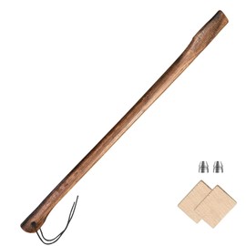 LD HuYY Craftsman's Choice: Axe Handle Replacement | 35.4in | Wooden Handles for Axe, Pick Axe, and Hatchet Replacement | Excluding Metal Axe