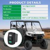 Foruly Turn Signal Rocker Switch Green LED On On/Off/On 4